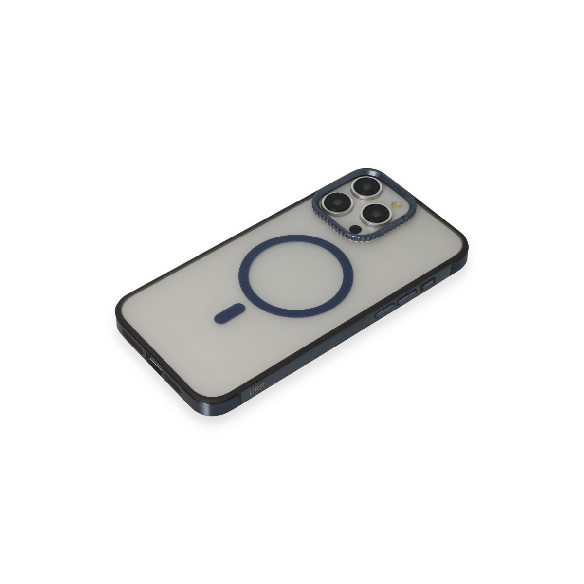 URR Apple iPhone 15 Pro Max PVDSS Lens Titanium Edge Magsafe Kapak
