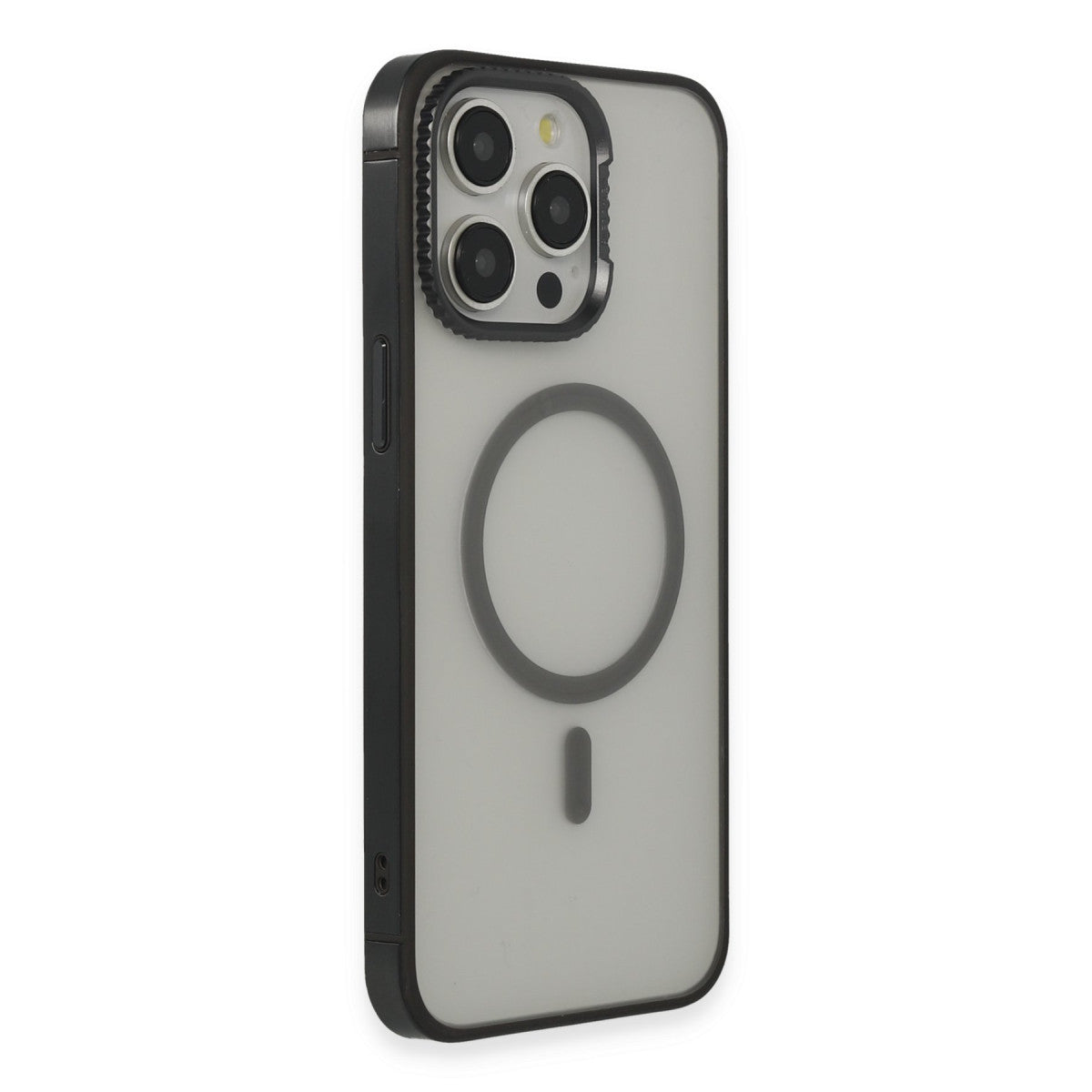 URR Apple iPhone 15 Pro Max PVDSS Lens Titanium Edge Magsafe Kapak