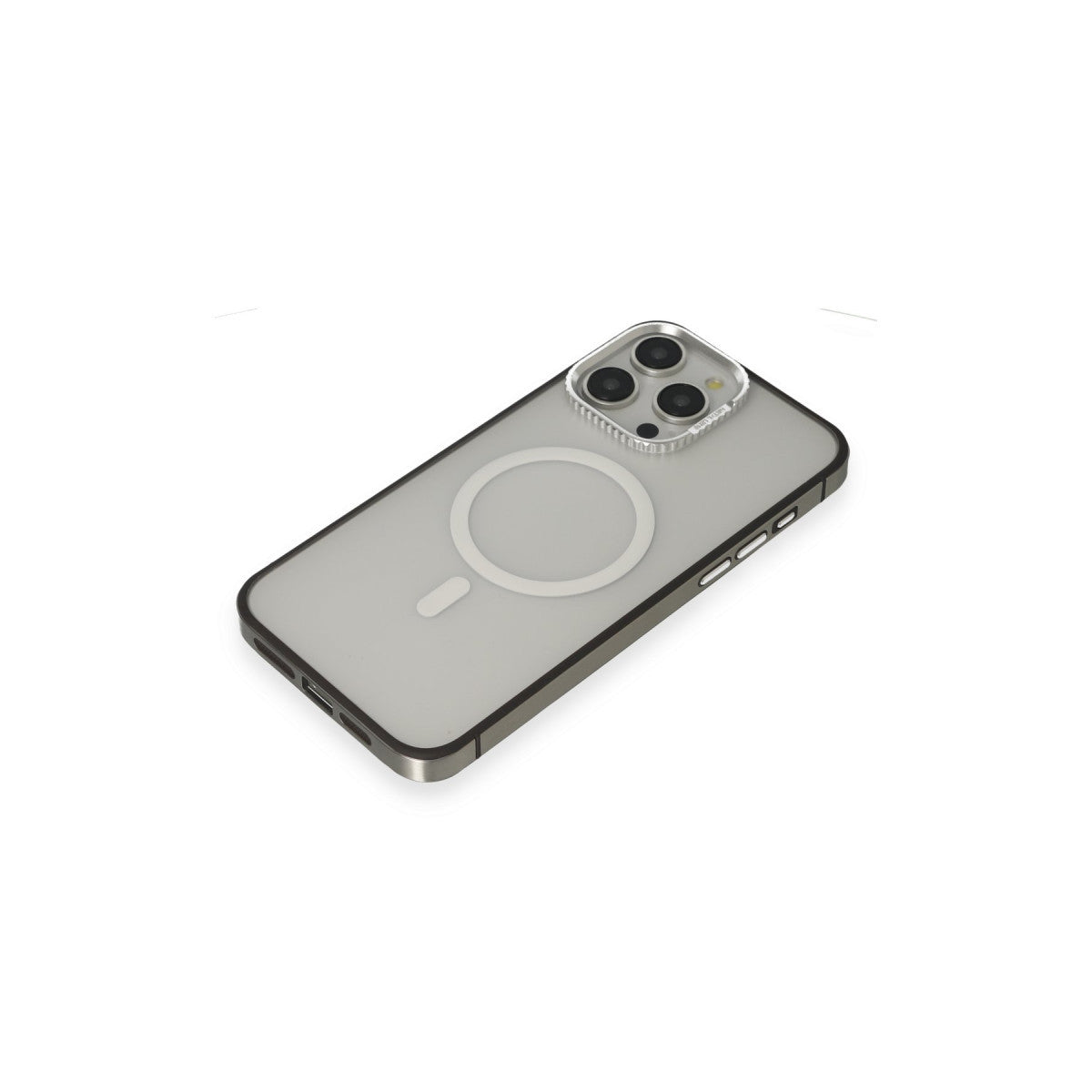 URR Apple iPhone 15 Pro Max PVDSS Lens Titanium Edge Magsafe Kapak