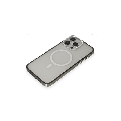 URR Apple iPhone 15 Pro Max PVDSS Lens Titanium Edge Magsafe Kapak
