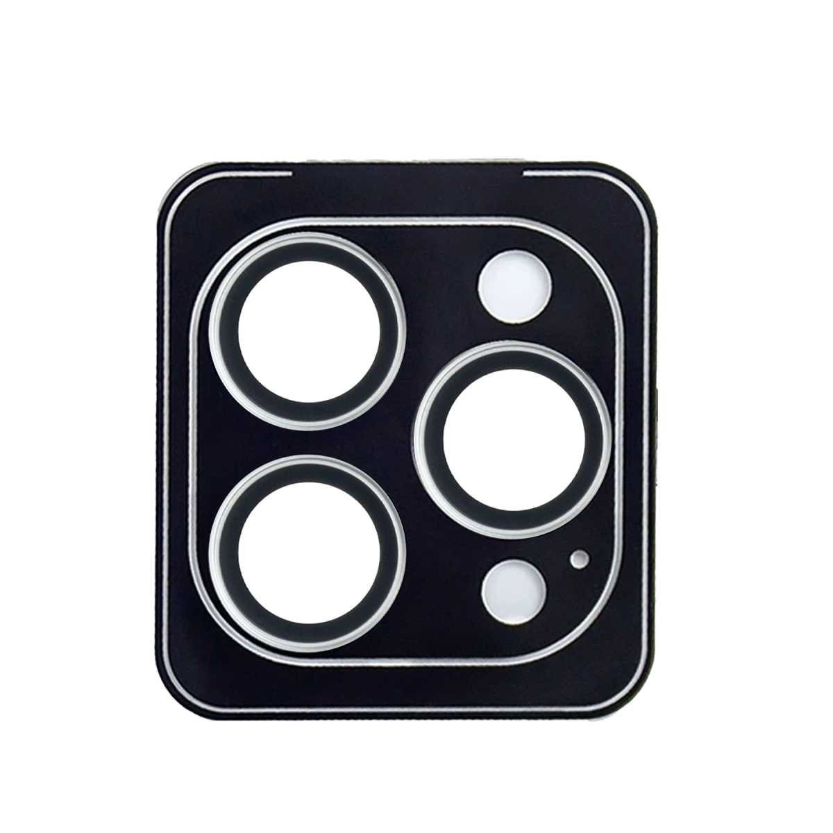 URR Apple iPhone 15 Pro Max Titanium Alloy AR Kamera Lens Koruyucu - Gümüş