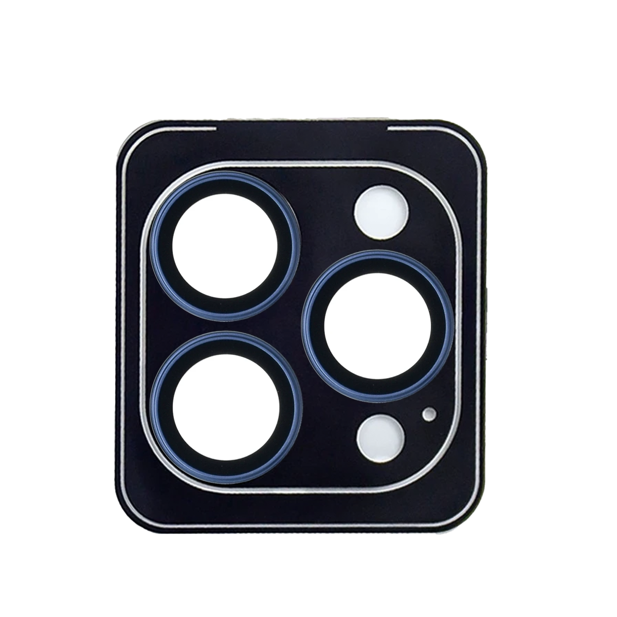 URR Apple iPhone 15 Pro Max Titanium Alloy AR Kamera Lens Koruyucu - Lacivert