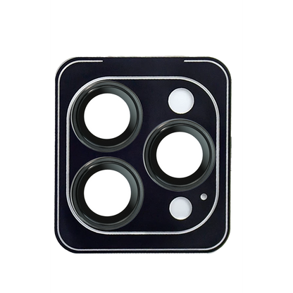 URR Apple iPhone 15 Pro Max Titanium Alloy AR Kamera Lens Koruyucu - Siyah