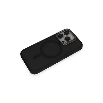 URR Apple iPhone 15 Pro Metal Frame Matte Magsafe Kapak
