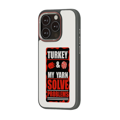 URR Apple iPhone 15 Pro NFC Smart Case Akıllı Kapak - Titan Gri