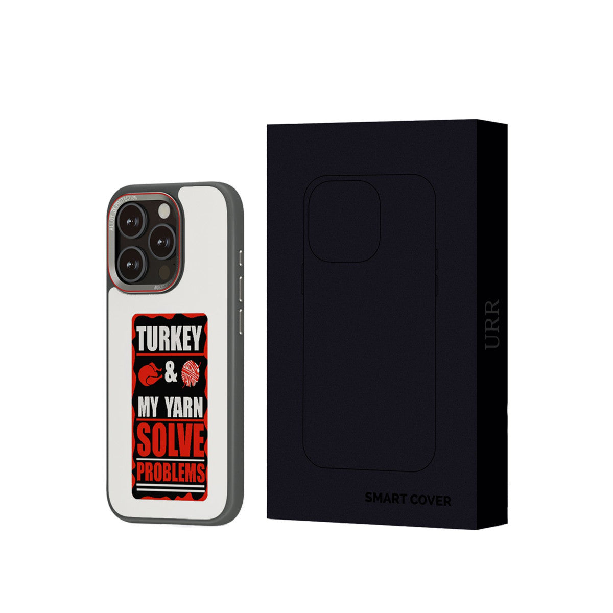URR Apple iPhone 15 Pro NFC Smart Case Akıllı Kapak