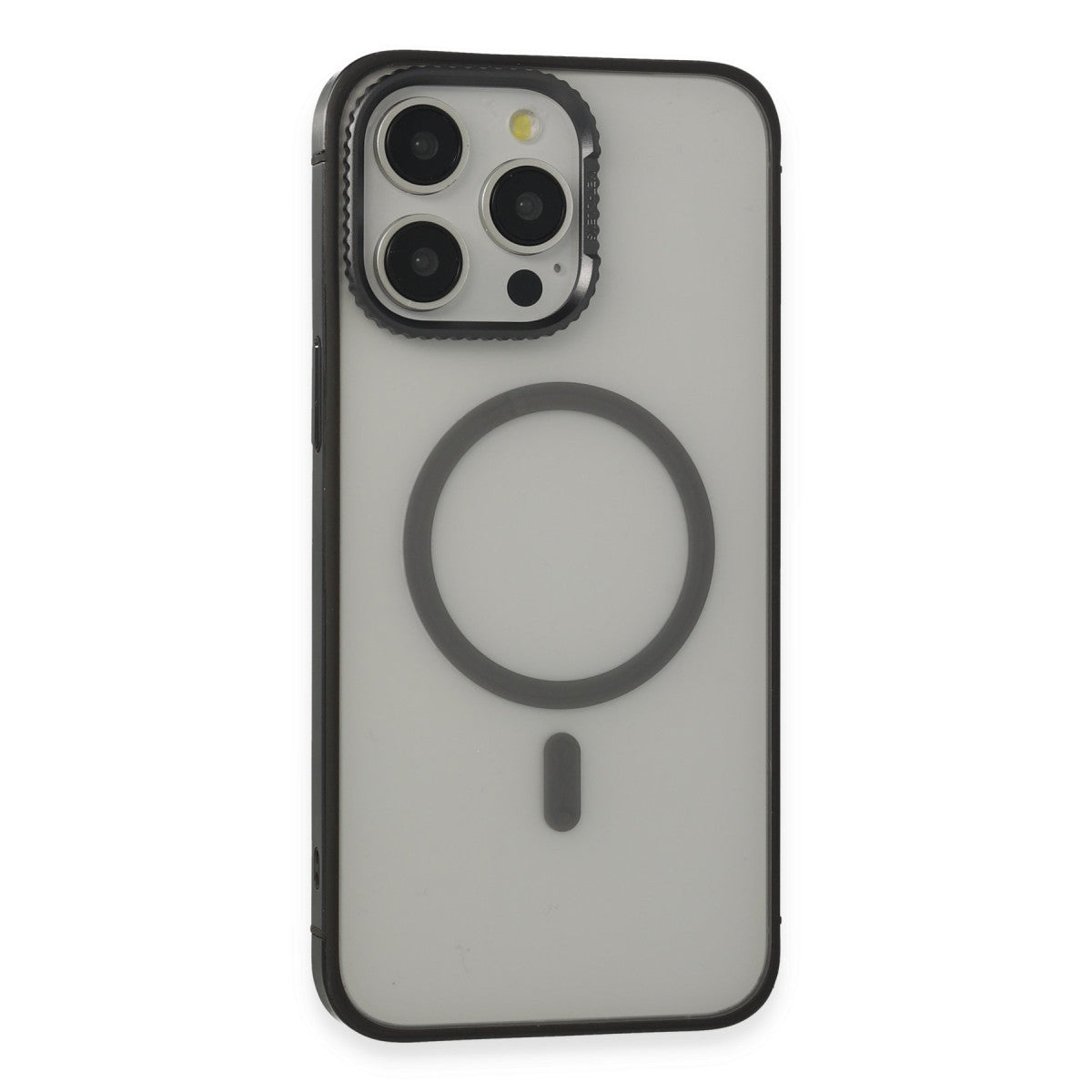 URR Apple iPhone 15 Pro PVDSS Lens Titanium Edge Magsafe Kapak