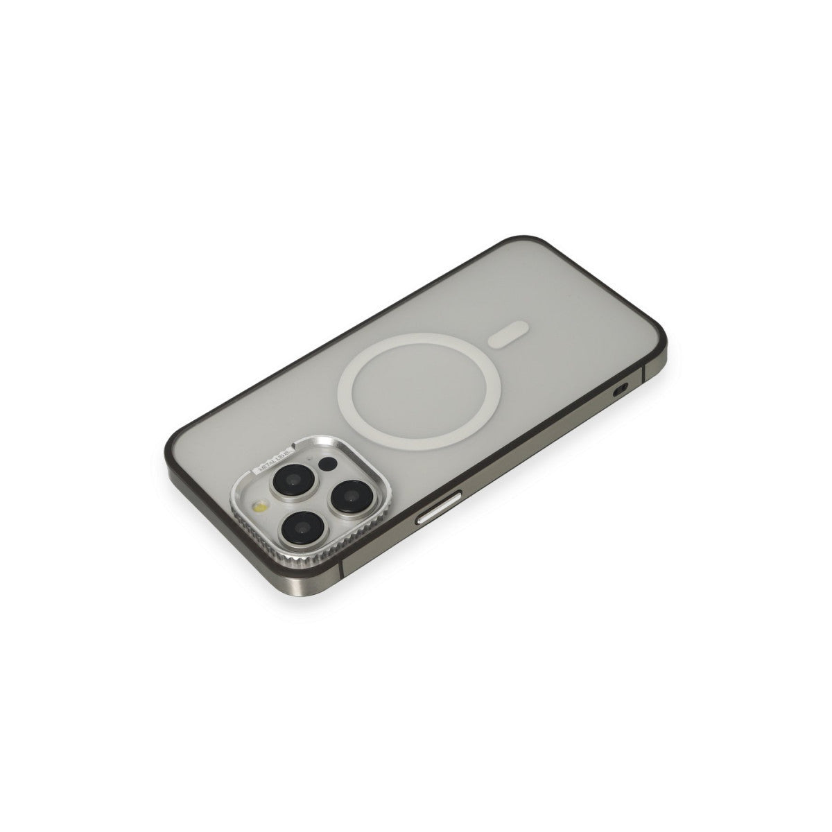URR Apple iPhone 15 Pro PVDSS Lens Titanium Edge Magsafe Kapak