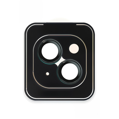 URR Apple iPhone 15 Titanium Alloy AR Kamera Lens Koruyucu - Siyah
