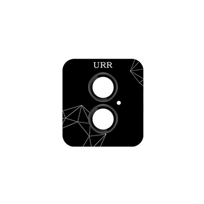 URR Apple iPhone 16 3D PVD Dioxide Kamera Lens Koruyucu - Siyah