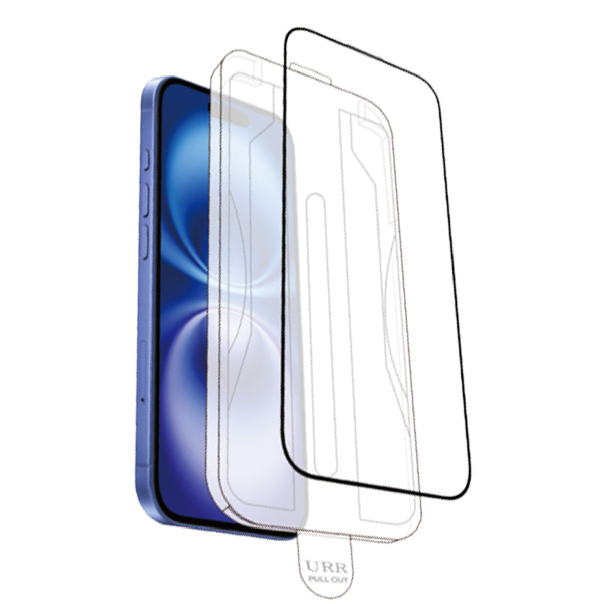 URR Apple iPhone 16 AutoKit Antidust HD Cam Ekran Koruyucu