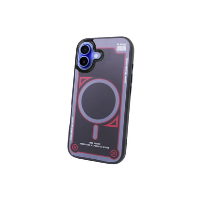 URR Apple iPhone 16 Cool Series Matte Pure PC Magsafe Kapak - Siyah