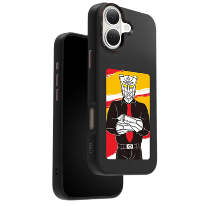 URR Apple iPhone 16 NFC Smart Case Akıllı Kapak - Siyah