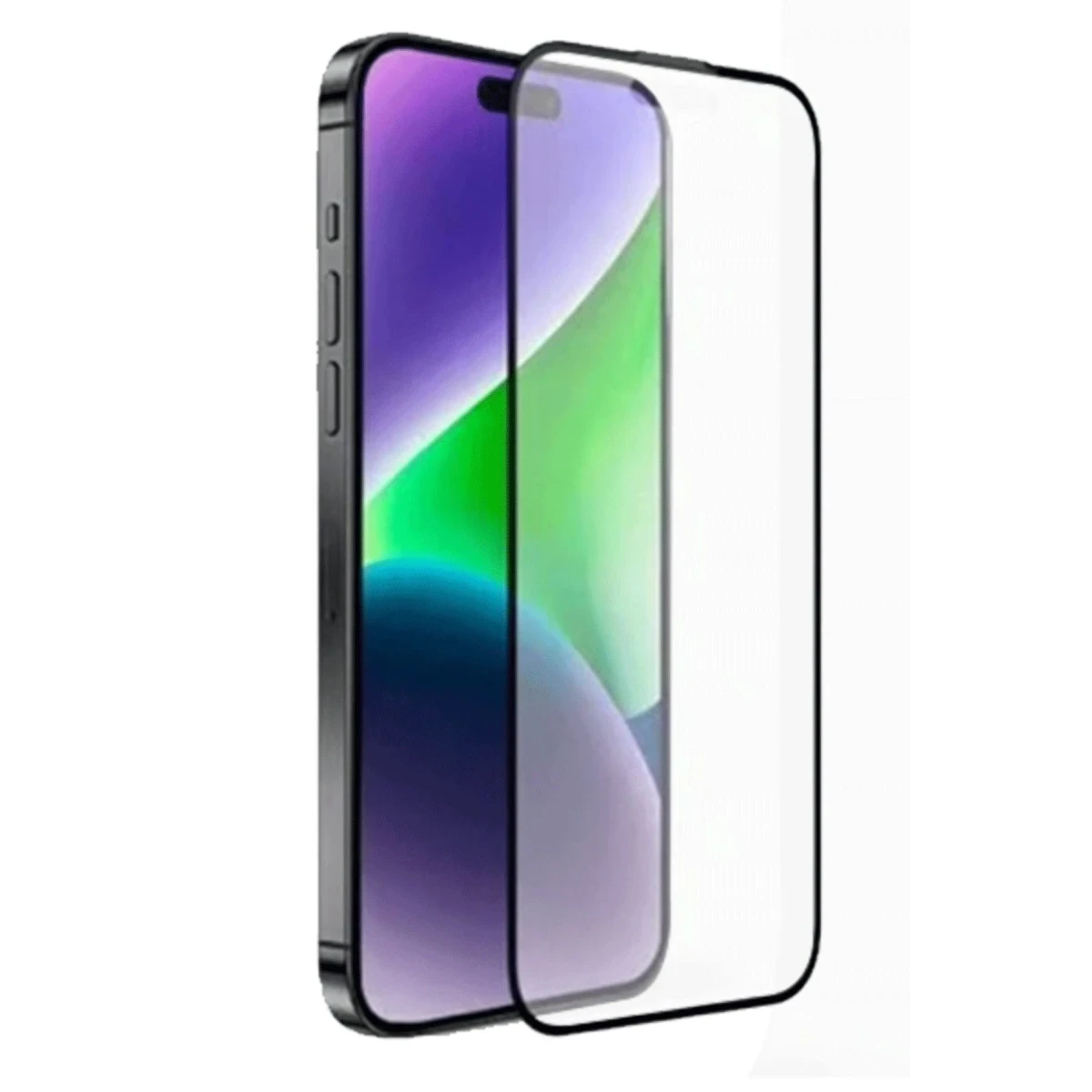 URR Apple iPhone 16 Pro 3D Matte Antiglare Resin Edge Cam Ekran Koruyucu - Siyah