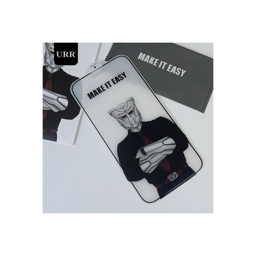 URR Apple iPhone 16 Pro 3D Matte Antiglare Resin Edge Cam Ekran Koruyucu - Siyah
