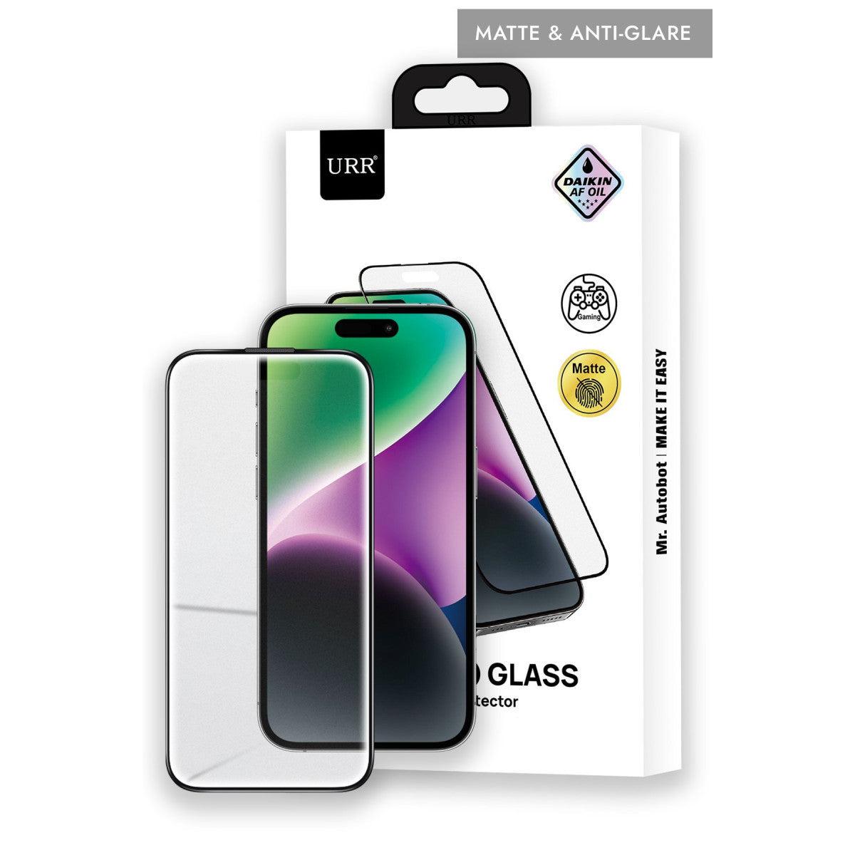 URR Apple iPhone 16 Pro Matte Antiglare Cam Ekran Koruyucu