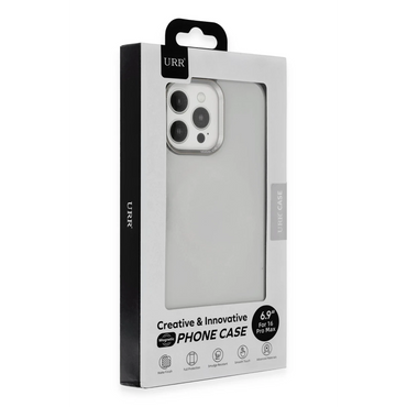 URR Apple iPhone 16 Pro Matte Pure Glass Magsafe Kapak - Titan Gri