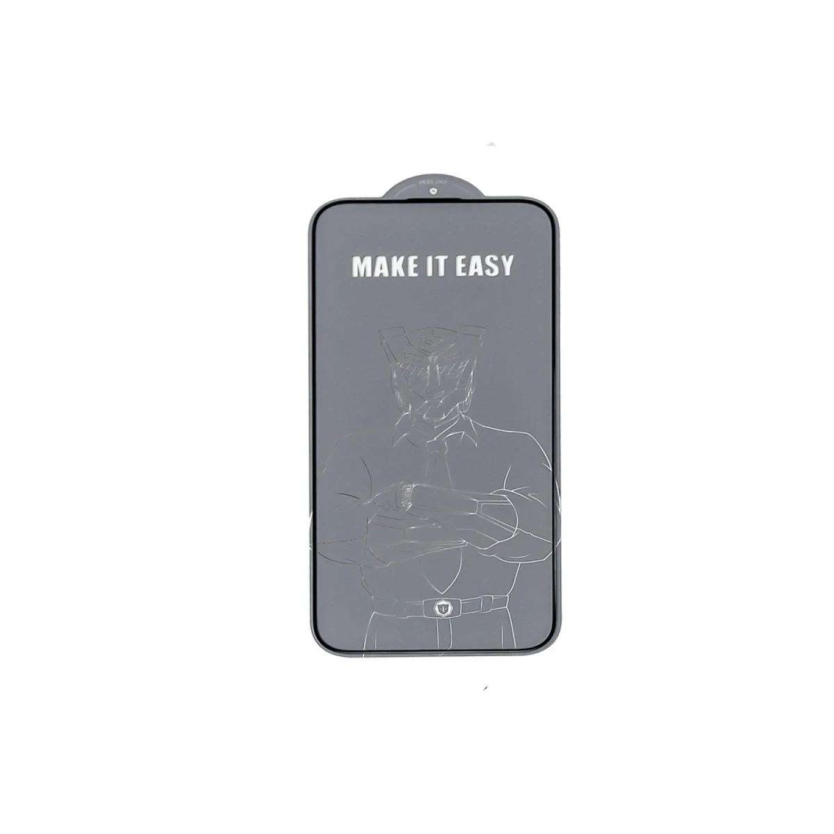 URR Apple iPhone 16 Pro Max 2.5D Antistatik Silkscreen Cam Ekran Koruyucu - Siyah