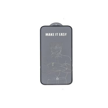URR Apple iPhone 16 Pro Max 2.5D Antistatik Silkscreen Cam Ekran Koruyucu - Siyah