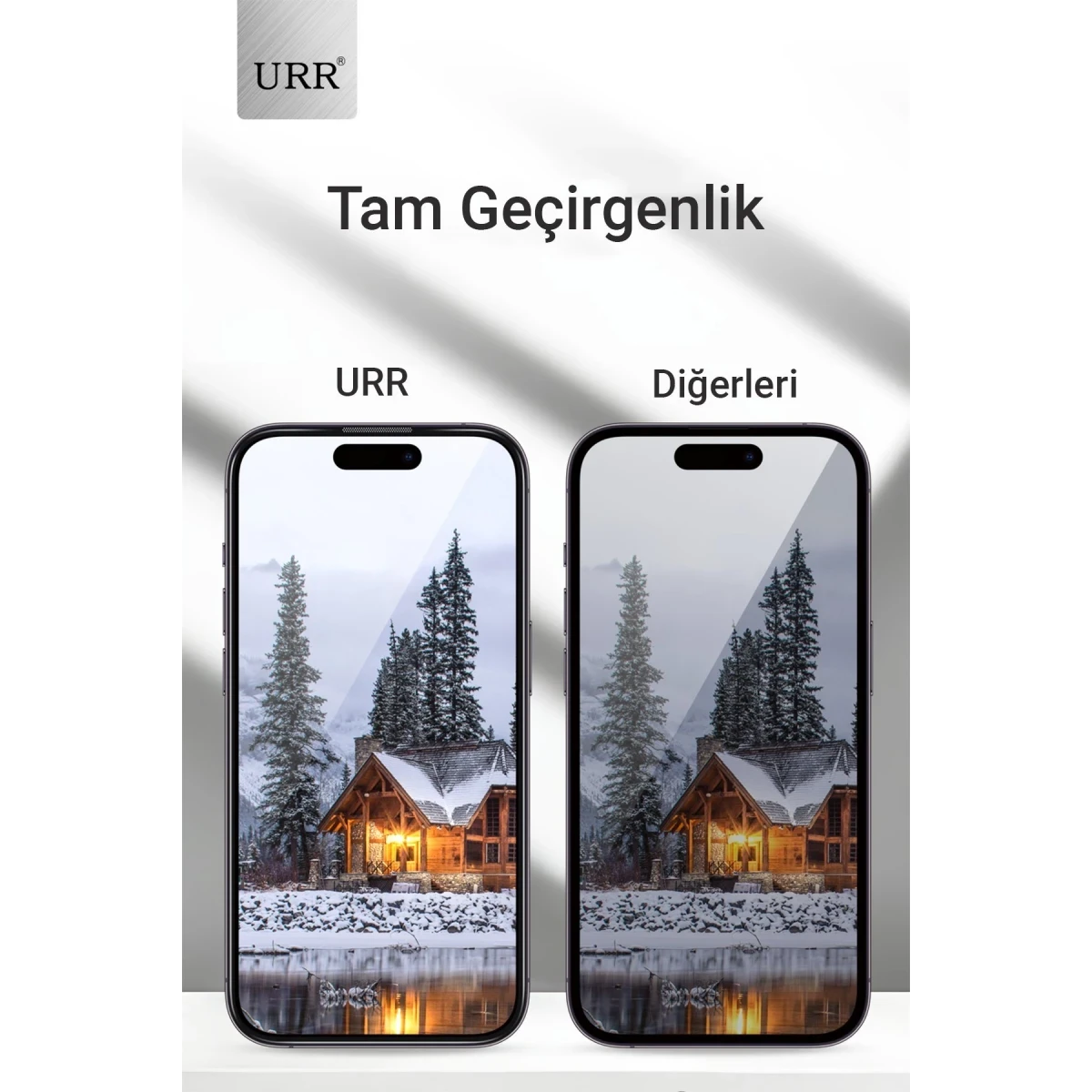 URR Apple iPhone 16 Pro Max 3D Privacy Resin Edge Cam Ekran Koruyucu - Siyah