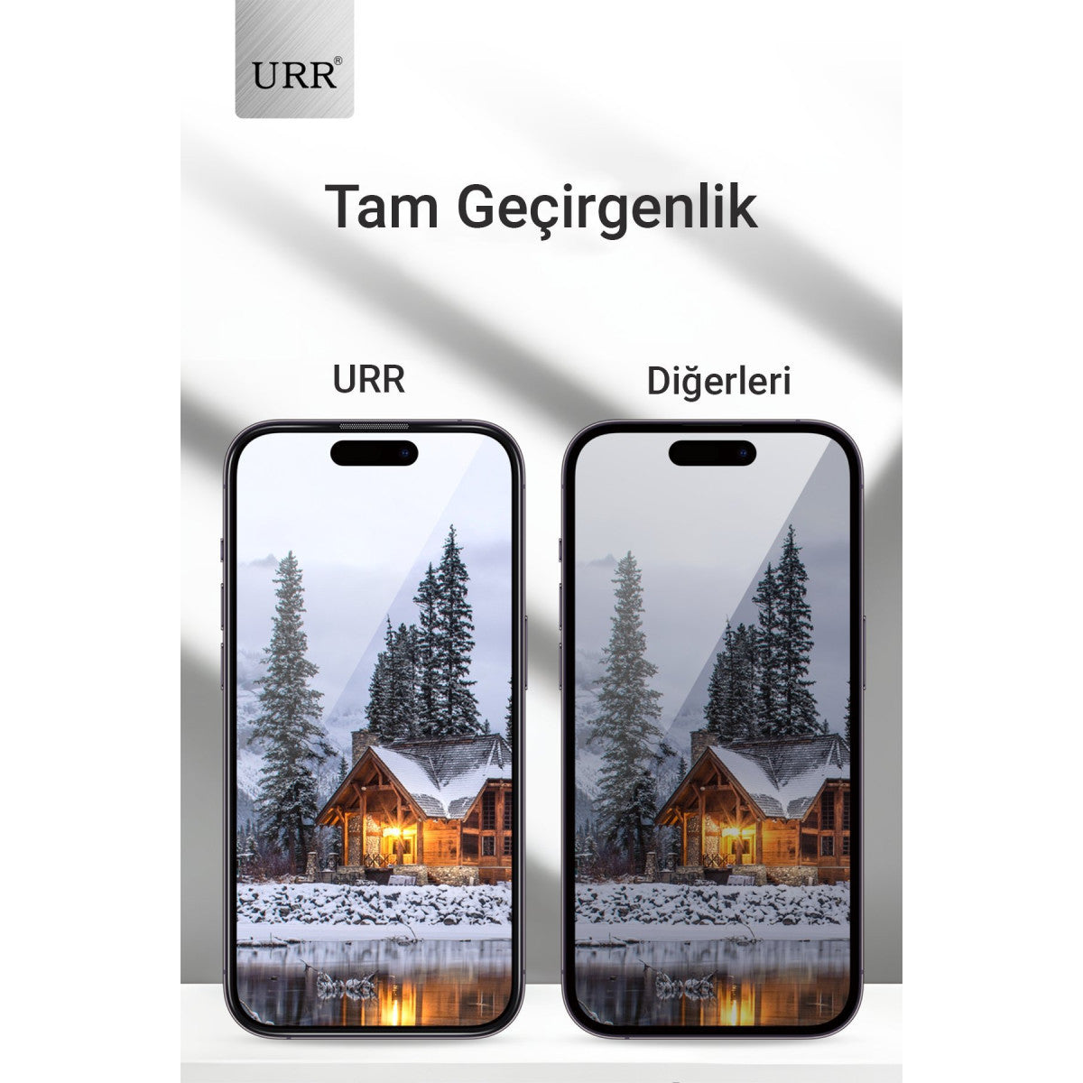 URR Apple iPhone 16 Pro Max 3D Privacy Resin Edge Cam Ekran Koruyucu