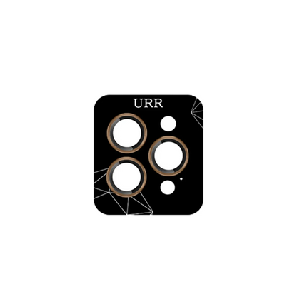 URR Apple iPhone 16 Pro Max 3D PVD Dioxide Kamera Lens Koruyucu - Gold