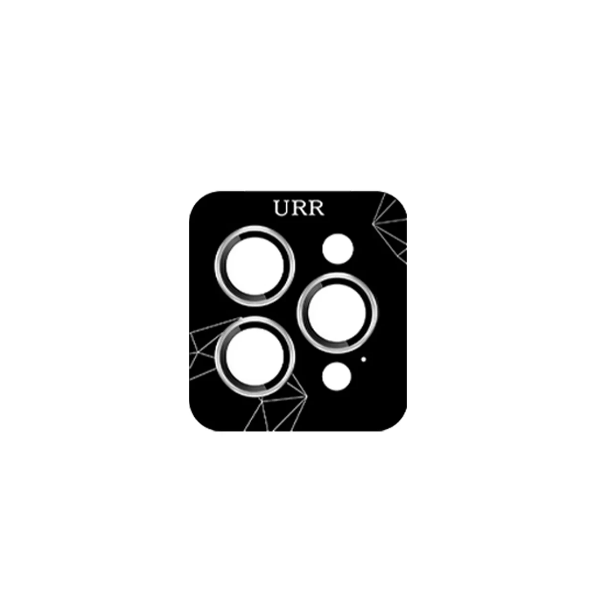 URR Apple iPhone 16 Pro Max 3D PVD Dioxide Kamera Lens Koruyucu - Gümüş
