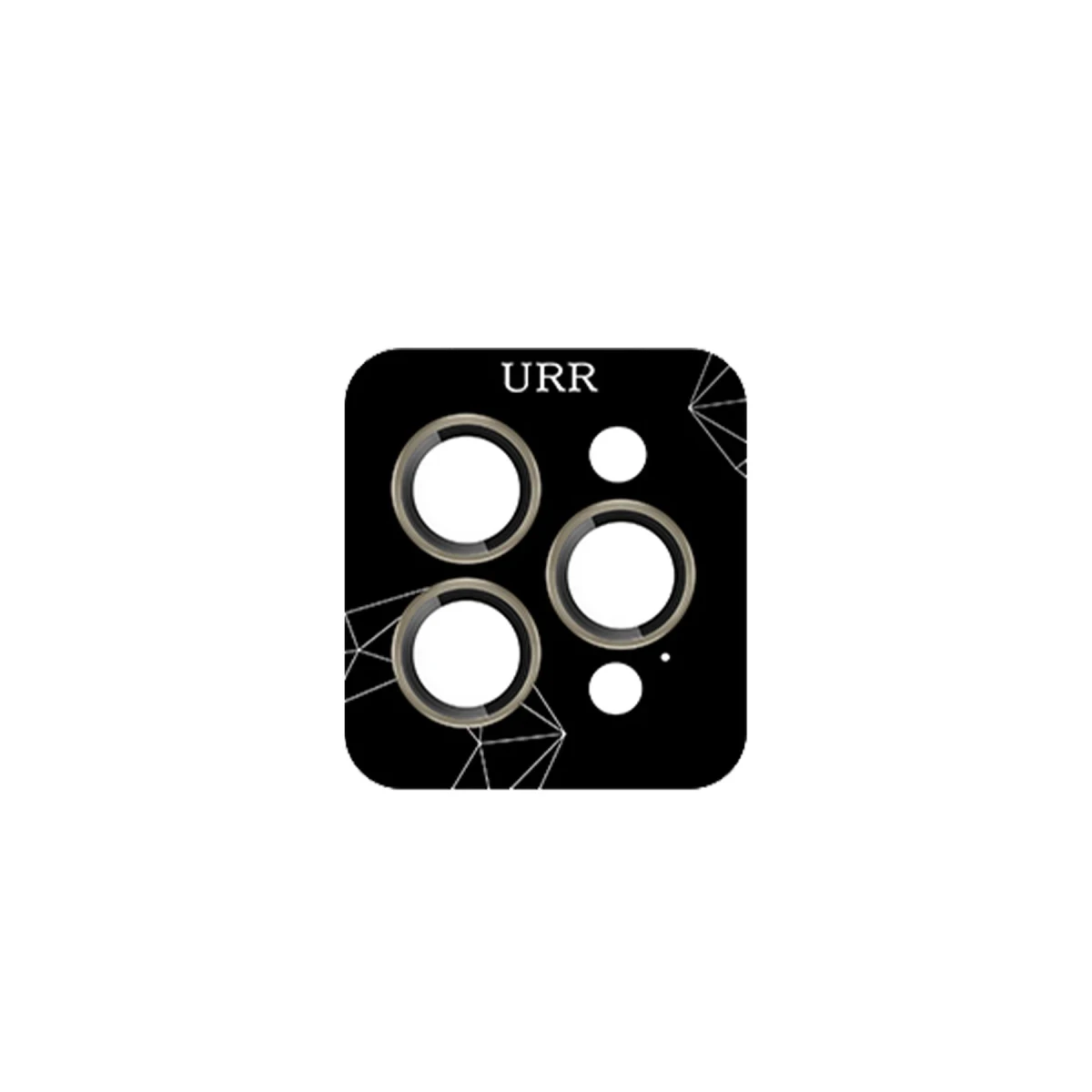 URR Apple iPhone 16 Pro Max 3D PVD Dioxide Kamera Lens Koruyucu - Natural Grey