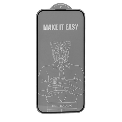 URR Apple iPhone 16 Pro Max Diamonlike Corning Glass 3X Shatterproof Sapphire Cam Ekran Koruyucu - Siyah