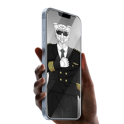 URR Apple iPhone 16 Pro Max Diamonlike Corning Glass 3X Shatterproof Sapphire Cam Ekran Koruyucu - Siyah