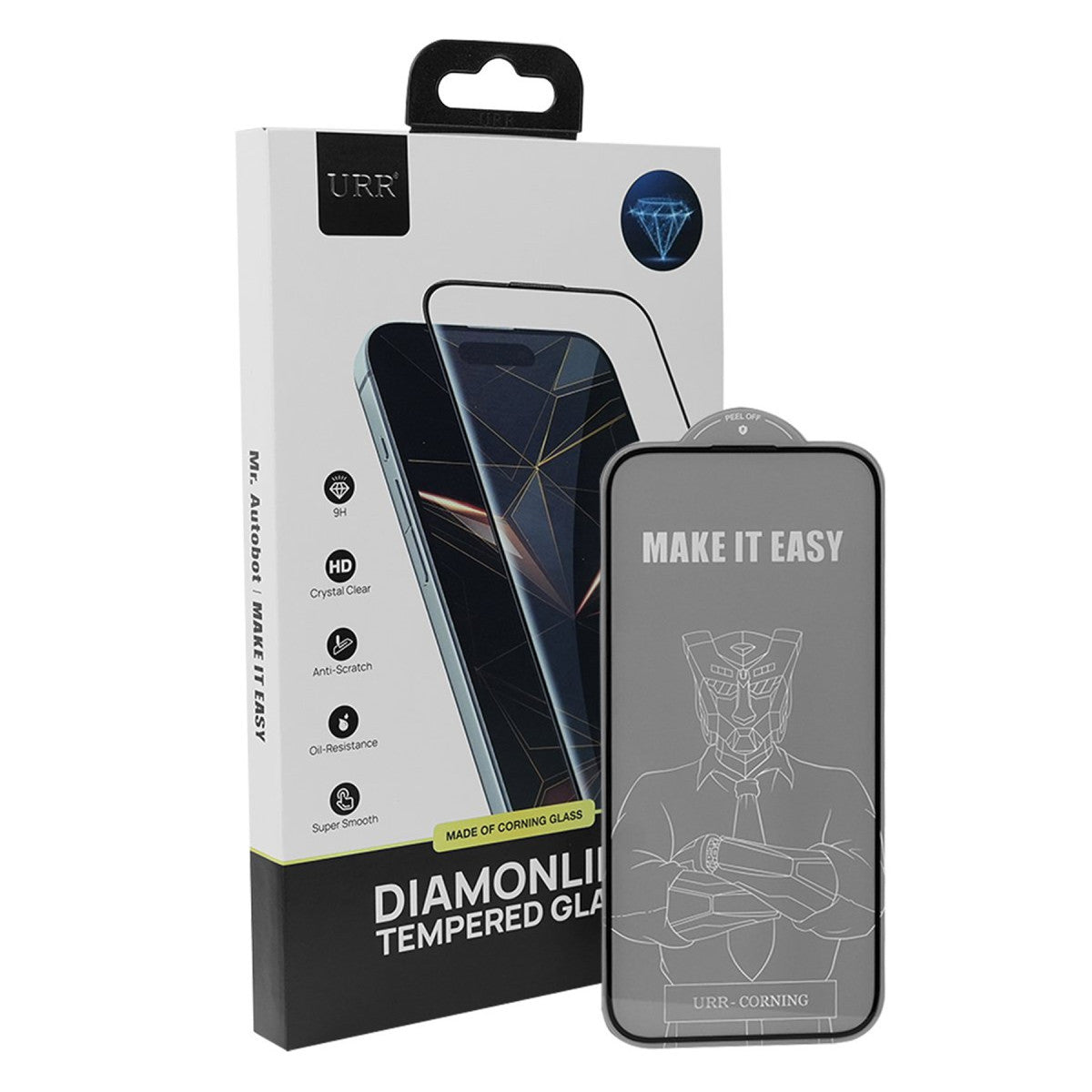 URR Apple iPhone 16 Pro Max Diamonlike Corning Glass 3X Shatterproof Sapphire Cam Ekran Koruyucu