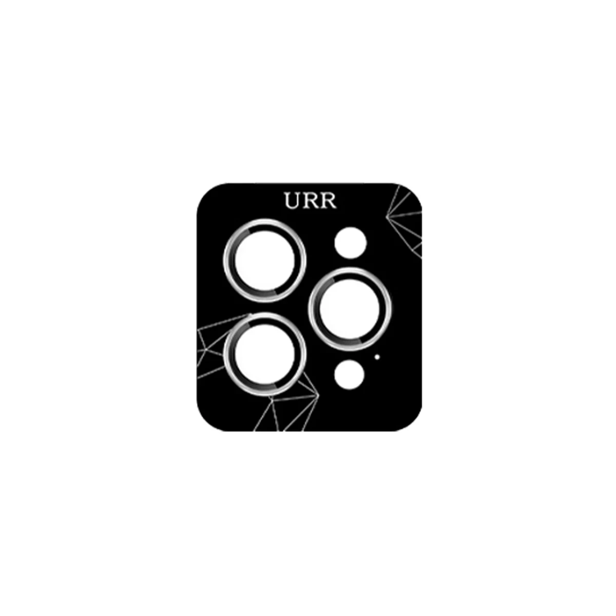 URR Apple iPhone 16 Pro Max Fan Series AR Kamera Lens Koruyucu - Gümüş