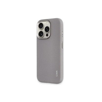 URR Apple iPhone 16 Pro Max Innovative Leather Magsafe Kapak - Titan Gri