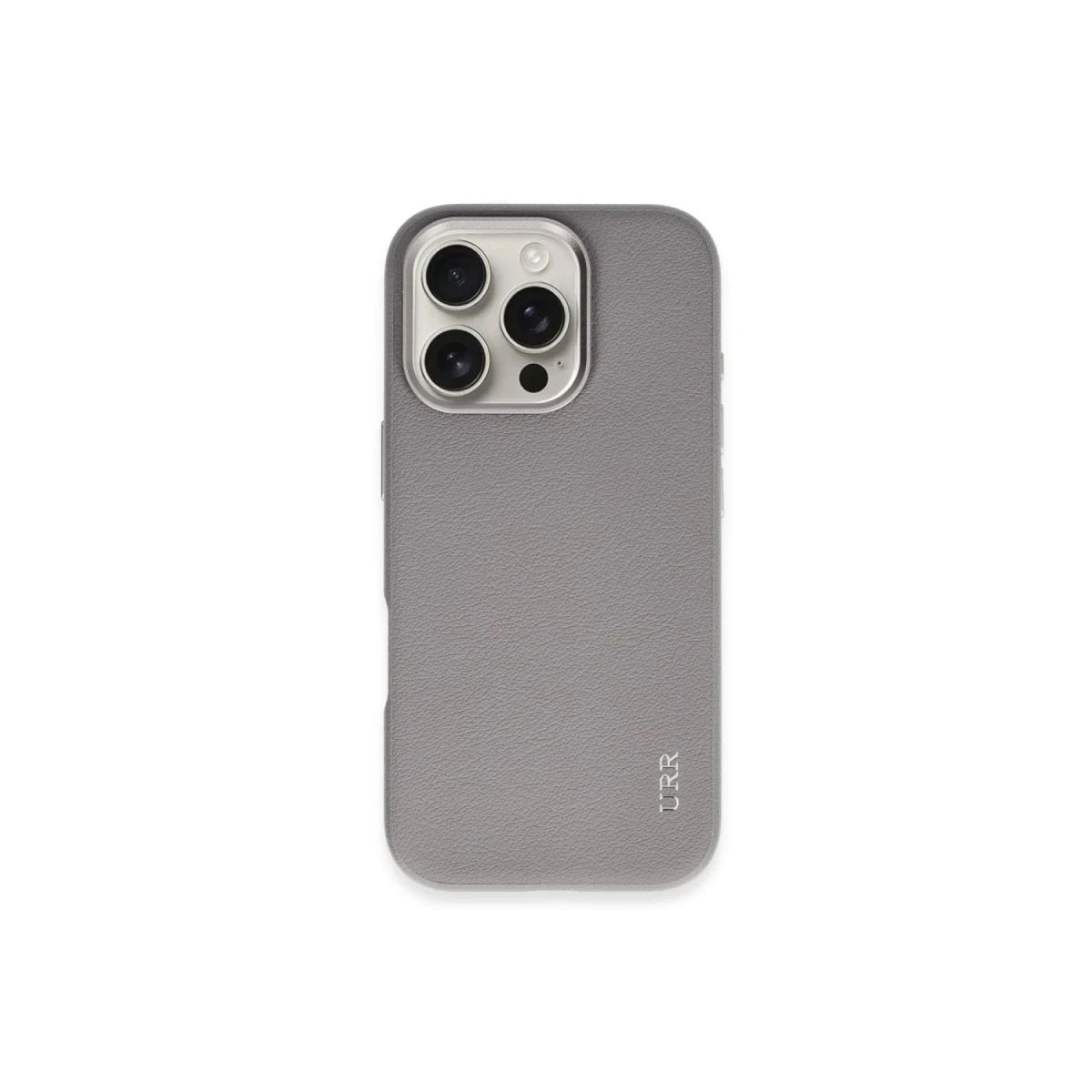 URR Apple iPhone 16 Pro Max Innovative Leather Magsafe Kapak - Titan Gri