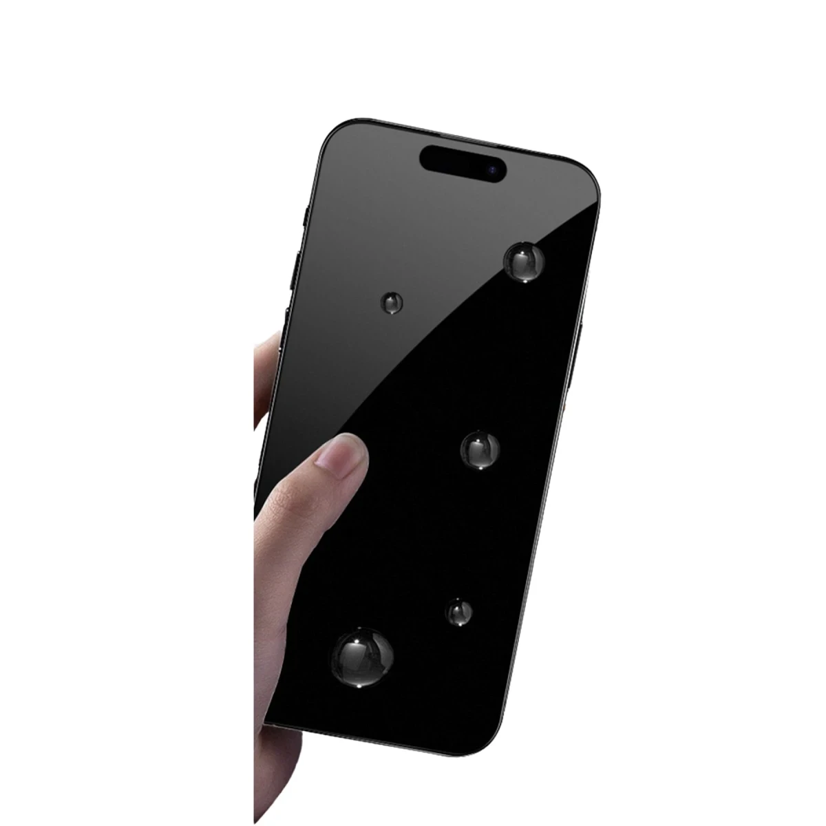 URR Apple iPhone 16 Pro Max Matte Antiglare Cam Ekran Koruyucu - Siyah