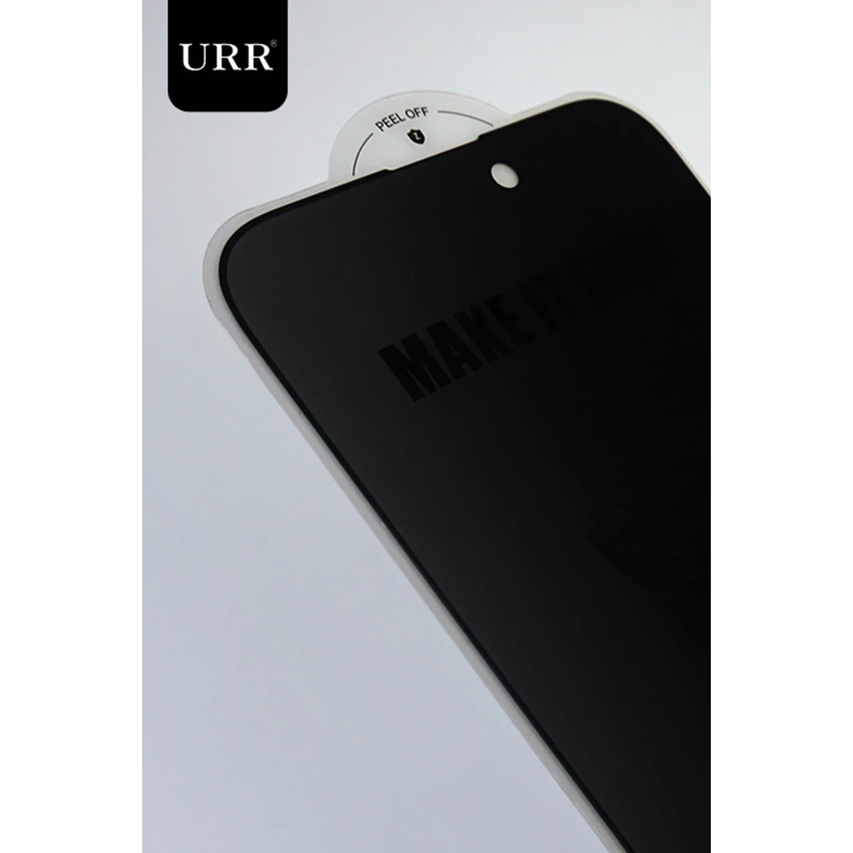 URR Apple iPhone 16 Pro Max Matte Privacy Cam Ekran Koruyucu - Siyah