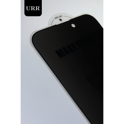 URR Apple iPhone 16 Pro Max Matte Privacy Cam Ekran Koruyucu - Siyah