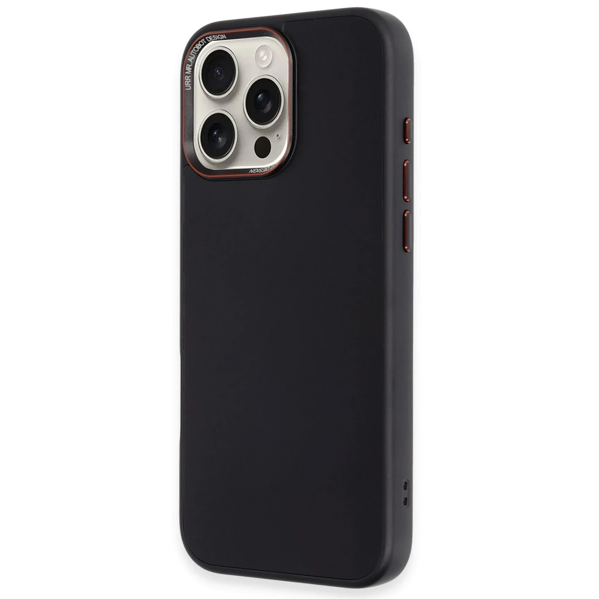 URR Apple iPhone 16 Pro Max Matte Pure Glass Magsafe Kapak - Siyah