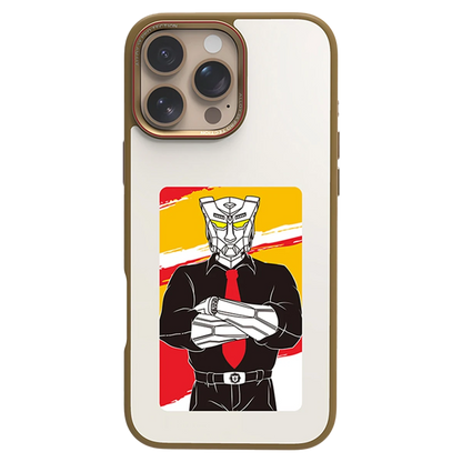 URR Apple iPhone 16 Pro Max NFC Smart Case Akıllı Kapak - Gold