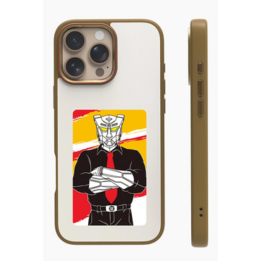 URR Apple iPhone 16 Pro Max NFC Smart Case Akıllı Kapak - Gold