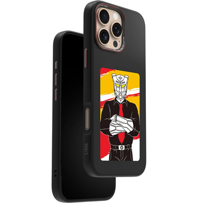 URR Apple iPhone 16 Pro Max NFC Smart Case Akıllı Kapak - Siyah
