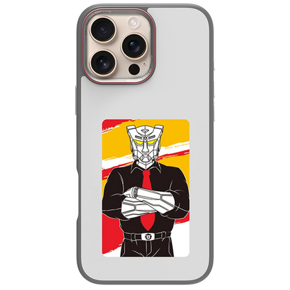 URR Apple iPhone 16 Pro Max NFC Smart Case Akıllı Kapak - Titan Gri