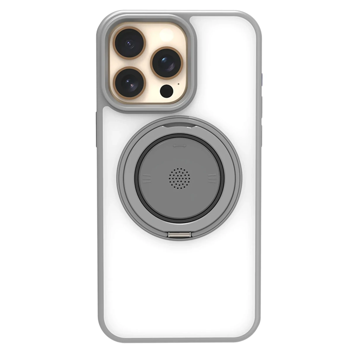 URR Apple iPhone 16 Pro Max Perfume Magsafe Standlı Kapak - Titan Gri