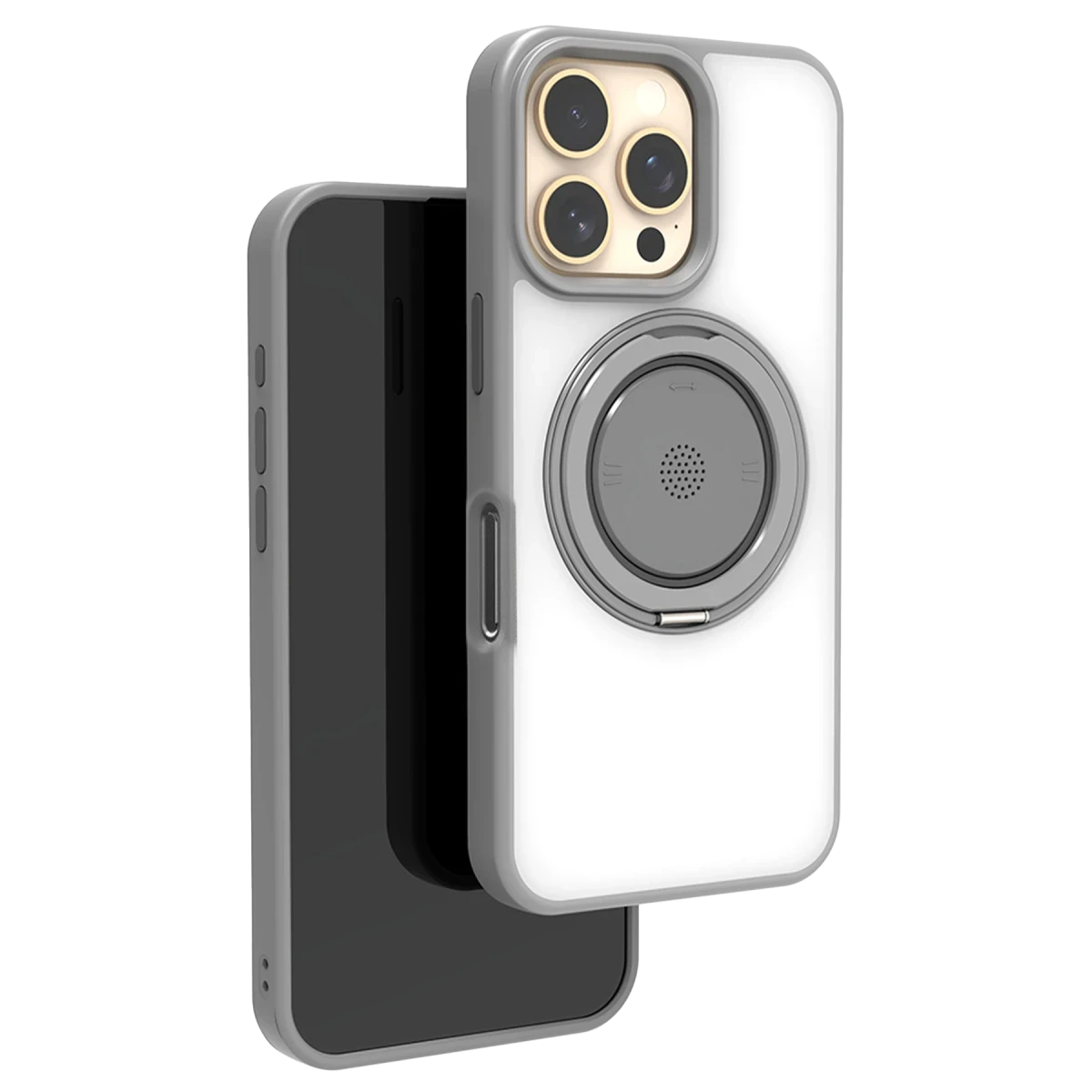 URR Apple iPhone 16 Pro Max Perfume Magsafe Standlı Kapak - Titan Gri