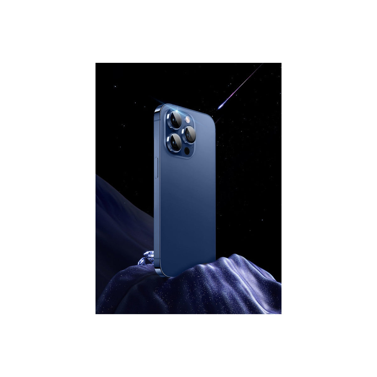 URR Apple iPhone 16 Pro Max Sapphire PVDSS Kamera Lens Koruyucu