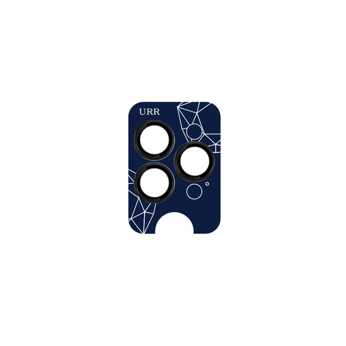 URR Apple iPhone 16 Pro Max Sapphire PVDSS Kamera Lens Koruyucu - Siyah