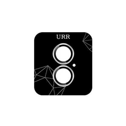 URR Apple iPhone 16 Titanium Alloy AR Kamera Lens Koruyucu - Gümüş