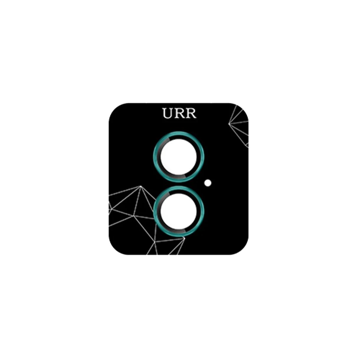 URR Apple iPhone 16 Titanium Alloy AR Kamera Lens Koruyucu - Yeşil