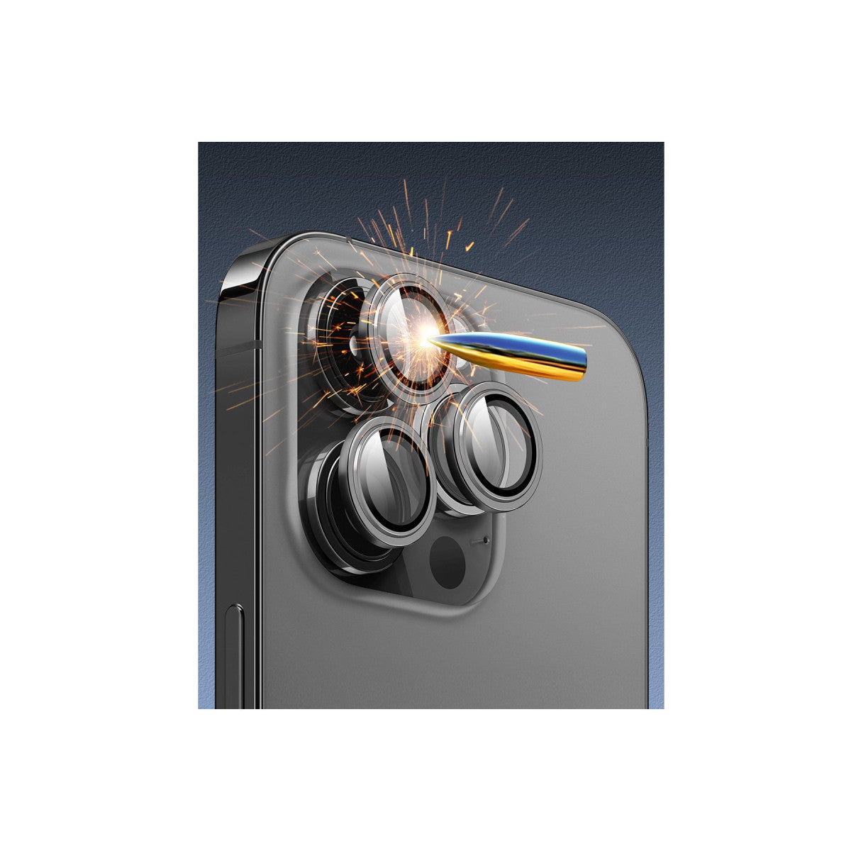 URR Apple iPhone 16 Titanium Alloy AR Kamera Lens Koruyucu