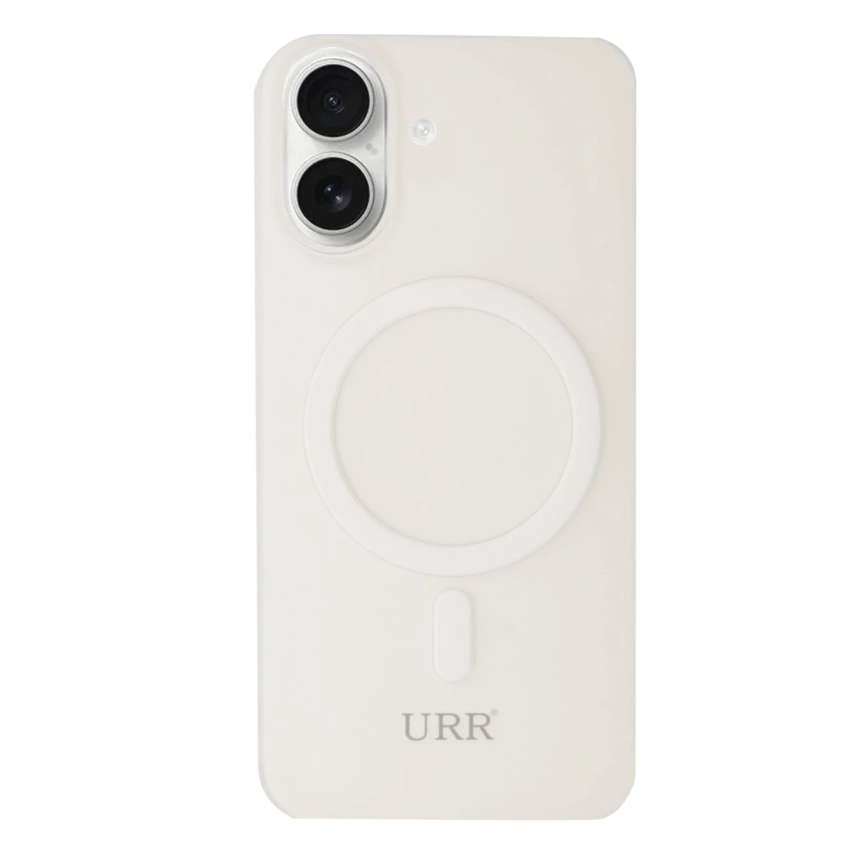 URR Apple iPhone 16 Ultra Thin Matte PC Magsafe Kapak - Şeffaf